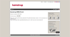 Desktop Screenshot of gprs.kamstrup.dk