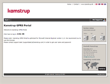 Tablet Screenshot of gprs.kamstrup.dk